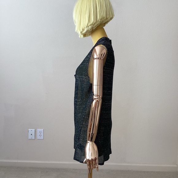 Isabel Marant Dark Grey Sleeveless V Neckline Top SZ 4/36 - Picture 4 of 8